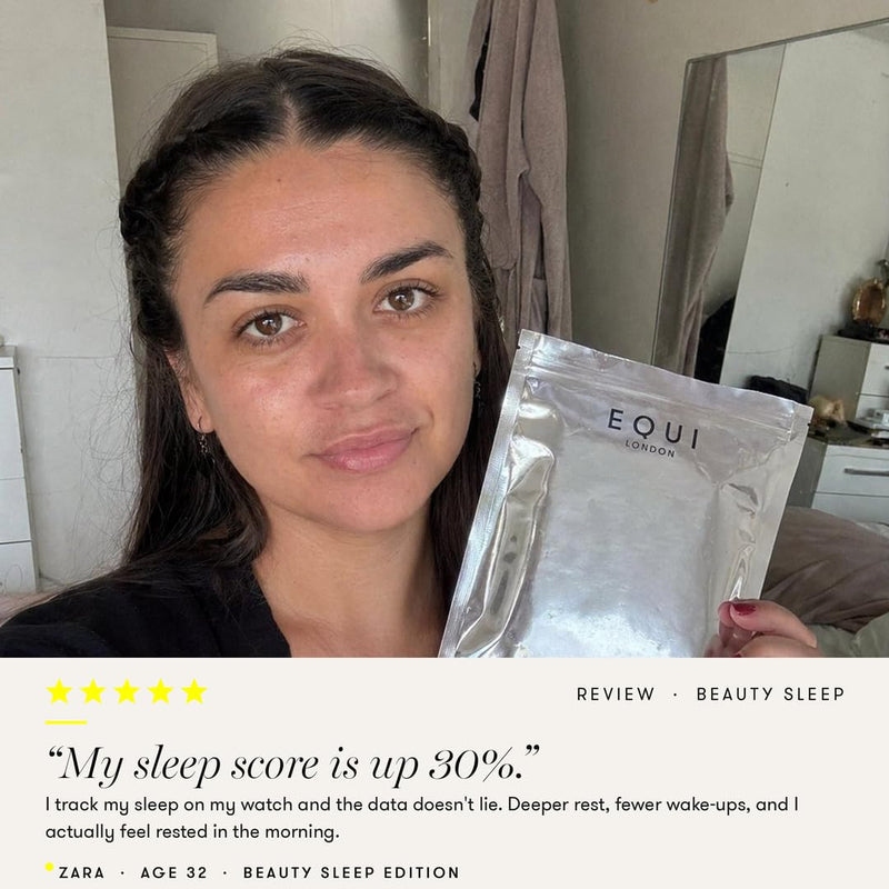 Equi Beauty Sleep Edition | Advanced Sleep Supplement with Magnesium Glycinate, Valerian Root & Botanicals | Relaxation, Nervous System & Sleep Rejuvenation Support | Magnesium Tablets for Adults