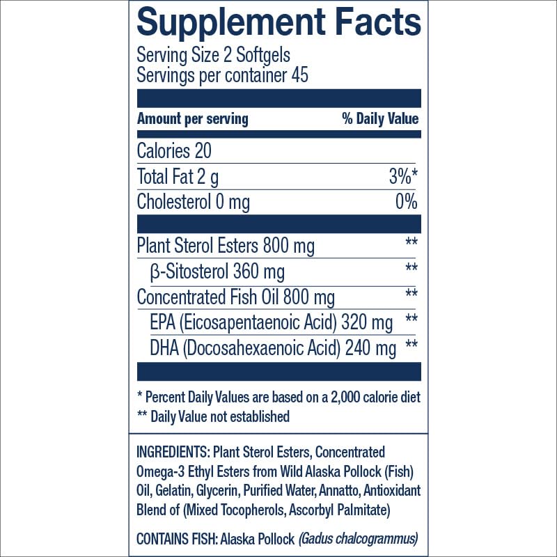 Wiley's Finest Wild Alaskan Cholesterol Support, 90 Count (Pack of 1) | Wild Alaskan Fish Oil, Cholesterol Support Softgels, 560 mg EPA & DHA Omega-3s, Supports Healthy Blood Vessel Circulation 90 Count (Pack of 1)