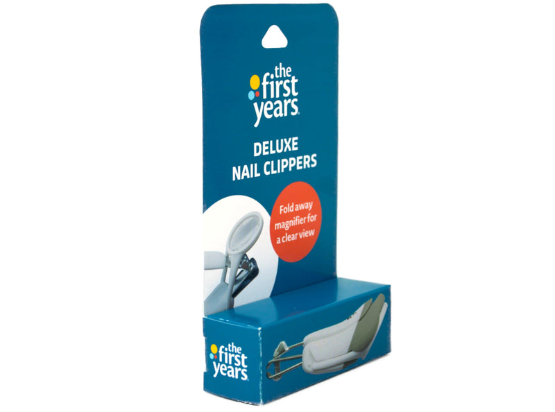 [Australia] - The First Years, Deluxe Baby Nail Clipper with Magnifier, 1 Pack 1 Count (Pack of 1) 