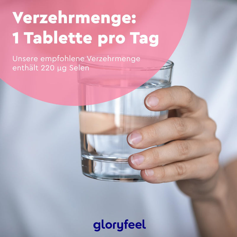 [Australia] - Selenium complex 220µg - 365 vegan tablets (1 year) - Complex of sodium selenite and selenomethionine - High-dose selenium & bioavailable - Laboratory tested, made in Germany without additives Tasteless 91 g (pack of 1) 