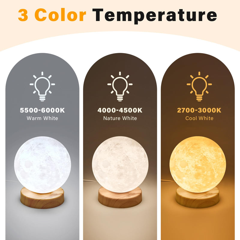 [Australia] - Light Therapy Lamp,10000 Lux Sun Lamp with 3 Color Temperatures,Stepless Brightness,Timer & Memory Function, Happy Sunlight Lamp,Full Spectrum Light with Remote Control for Home, Office Brown 