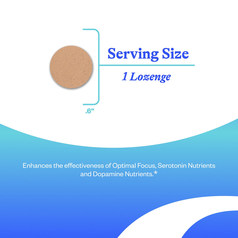 Seeking Health Brain Nutrients, Brain Fog and Memory Support, Cognitive Function and Energy Support, Focus and Concentration Supplement (60 lozenges)
