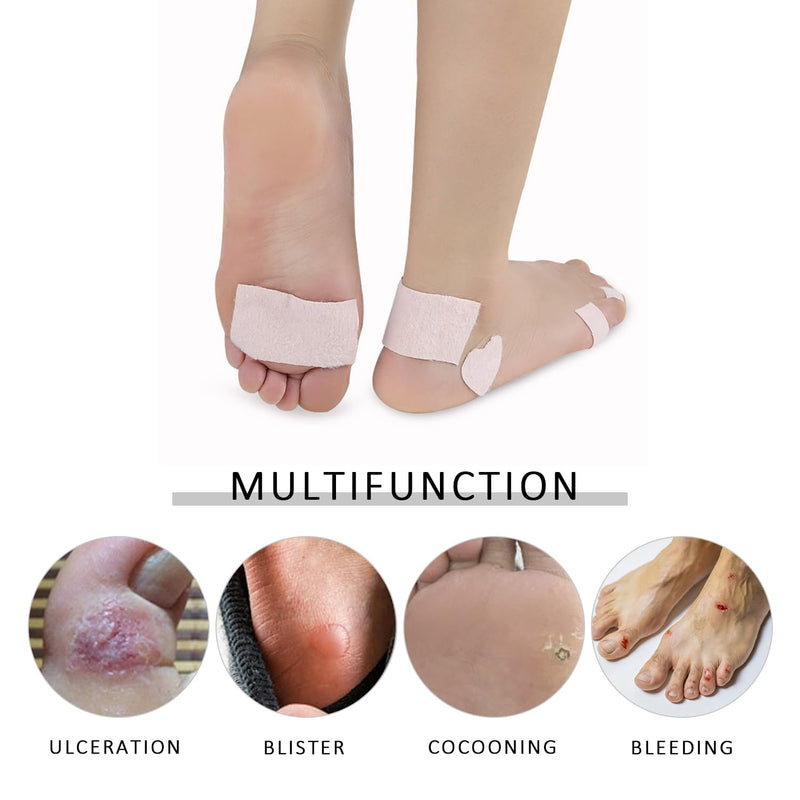 [Australia] - Pack of 13 wear protection plasters, self-adhesive wear protection plasters, cuttable adhesive pads, wear protection heel plasters, toe plasters, waterproof foot pads, portable foot plasters 