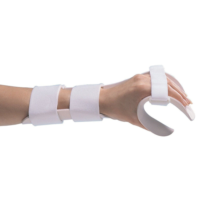 Rolyan Splinting Material Sheet, Functional-Position Hand Splint, Left, Small, Deluxe Model, Includes Self-Adhesives Strap Kit, Single Sheet