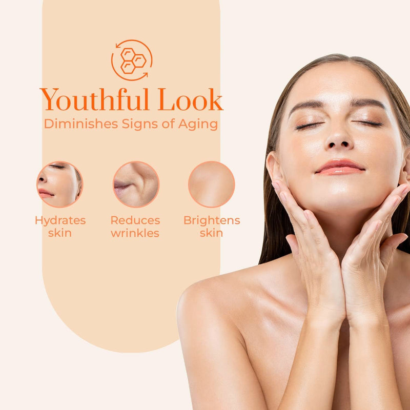 Vitamin C & Collagen Revitalizing Face Mask, Dermatologist Tested | Anti-Aging, Korean Skin Care - Deep Hydration for Plumper, Firmer, Smoother, Refreshed-Looking Skin - Clean Beauty, Vegan Vitamin C & Collagen