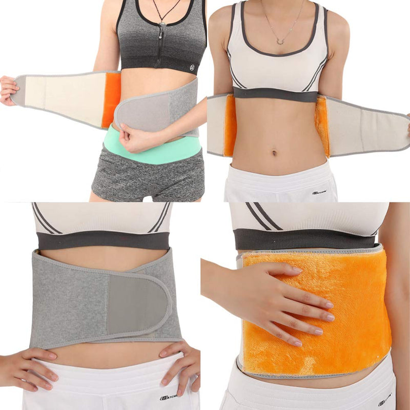 [Australia] - BESPORTBLE Winter Lumbar Belt Fluffy Back Support Warm Belly Protection Kidney Binder Gifts for Men Women Christmas Birthday Party Favors (XL) 