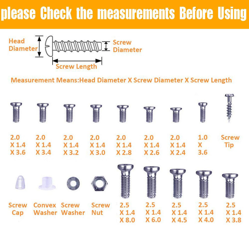 [Australia] - Eyeglasses Repair Kit, HKIDEE Sunglasses Repair Kit with 1000PCS Eyeglass Screws and 6 Pcs Screwdrivers Tweezer for Glasses, Sunglass, Watch Clock Spectacle Repair 