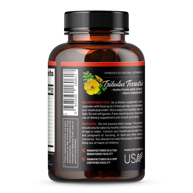 [Australia] - Snap Supplements Nitric Oxide Booster, Nitric Oxide Supplement for Blood Circulation and Blood Flow, 60 Capsules 