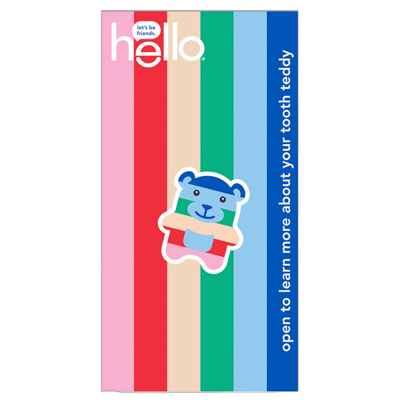 [Australia] - hello Tooth Fairy Kit with Tooth Fairy Door Hanger and Teddy Bear, Includes Full Size Fluoride Kids Strawberry Toothpaste and Kids Toothbrush, for Children Ages 3 and Up 0.84 Ounce (Pack of 5) 