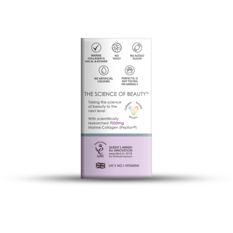 Perfectil Platinum Collagen Drink Supplement for Women Hair - 10 x 50 ml vials 10 x 50 ml Collagen Drink for Hair
