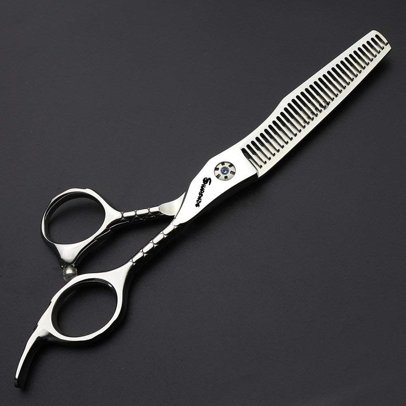 [Australia] - Japan 440C Hairdressing Studio Hairdressing Styling Professional Toolset Fashion 6' Hairdressing Scissors and Efficient Scissors (6 Inch, 2 Pieces-A) 6 Inch, 2 Pieces-A 