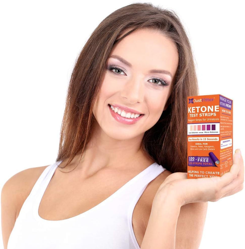 [Australia] - Ketone Keto Urine Test Strips. Look & Feel Fabulous on a Low Carb Ketogenic or HCG Diet. Get Your Body Back! Accurately Measure Your Fat Burning Ketosis Levels. 