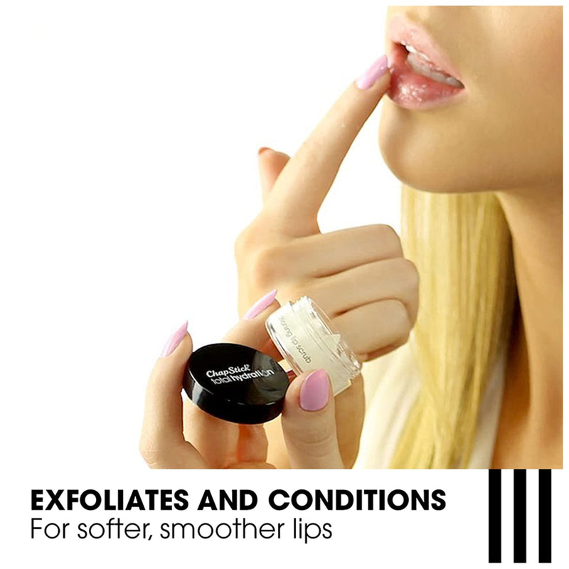 [Australia] - ChapStick Total Hydration Sugar Plum Flavor Conditioning Lip Scrub and Lip Exfoliator Jar - 0.27 Oz 