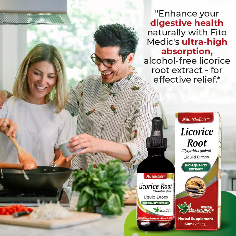 [Australia] - FITO MEDIC'S Lab - Licorice root, Supports Digestive Health, pure -licorice root extract-Ultra high Absorption, Alcohol Free. 