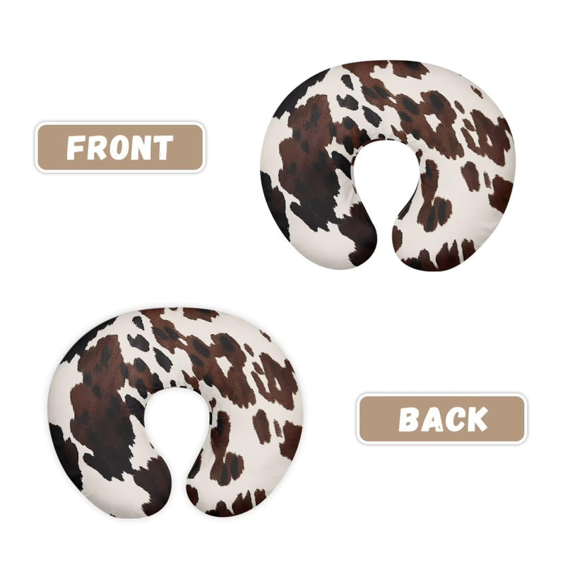 [Australia] - Brown Cow Print Breastfeeding Pillow Slipcover for Baby Nursing Pillow Cover Cuddle Pillow Slipcover Detachable Nursing Pillow Protective Baby Feeding Baby Essentials Brown Cow Print 
