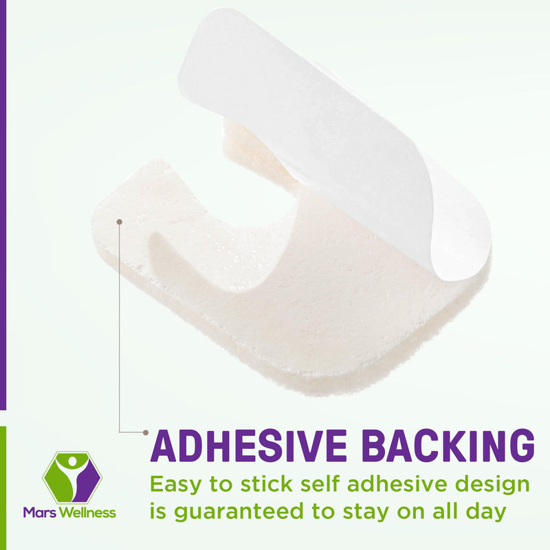 [Australia] - U Shaped Felt Callus Horseshoe Pads - Adhesive Foot Pads That Protect Calluses from Rubbing On Shoes - 3/16" - 25 Pack 