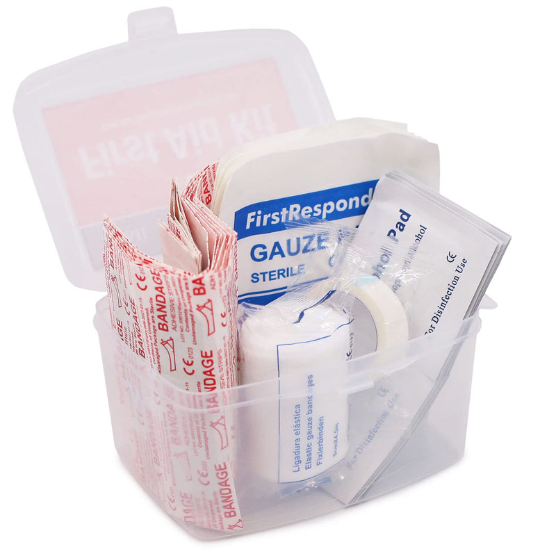 DMI 76-Piece First-Aid Kit, All-Purpose Use for Minor Cuts and Scrapes, Durable Water-Resistant Case, Convenient and Portable, FSA & HSA Eligible 76 Piece First Aid Kit