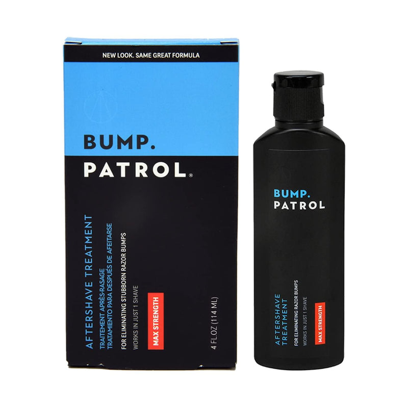 Bump Patrol Maximum Strength Aftershave Formula - After Shave Solution Eliminates Razor Bumps and Ingrown Hairs - 4 Ounces Pack of 1 4 Fl Oz