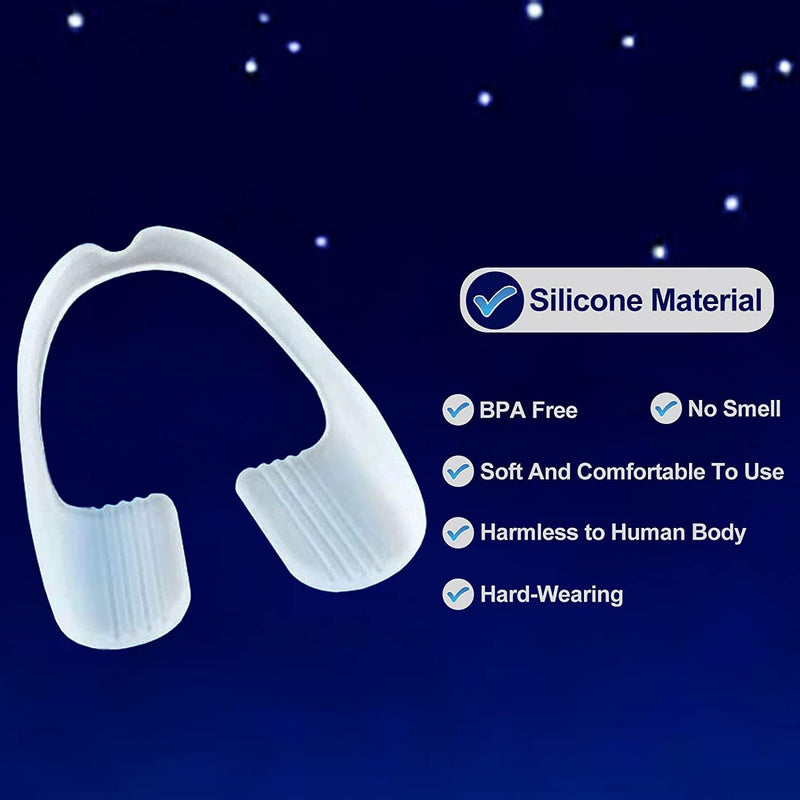 [Australia] - Mouth Guard Nighttime Protection for Teeth | Dental Guard for Grinding & Clenching Teeth with Portable Hygiene Case | BPA Free Ready to Wear, Sleep Well, Disposable, One Size Fits All 16 Count 