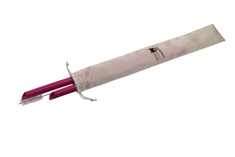 [Australia] - Pink Vocal Tubes for Speech Therapy and Singing Therapy Straws for Vocal Health - Set of 2 Silicone Tubes for water resistant Voice Therapy and Tube Phonation Singing exercises and singing training 