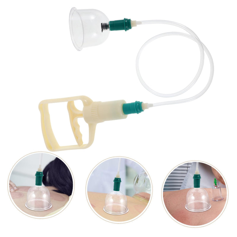 [Australia] - FRCOLOR 1set Cupping Kit Handheld Vacuum Pump for Chinese Cupping Therapy Home Use Moisture Removal Tools with User-Friendly Design 