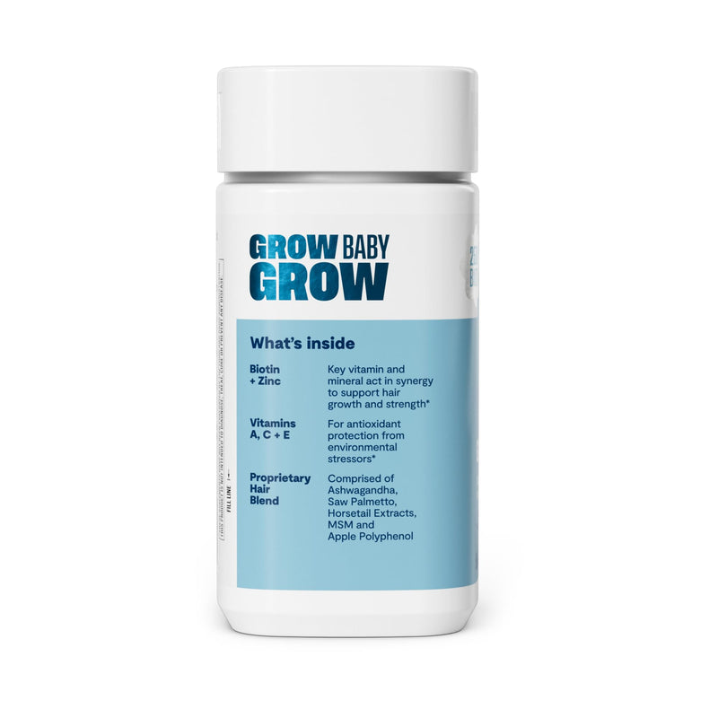 Habit Hair Growth Supplement, Supports Hair Health, Strength & Growth, Biotin, Vitamins A, C & E, 60 Capsules Unflavored 60 Count (Pack of 1)