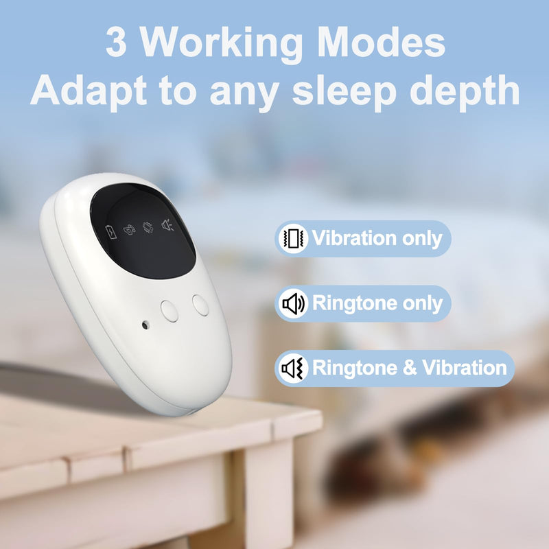 [Australia] - New Wireless Bed Wetting Alarm for Boys and Girls, USB-C Rechargeable Bedwetting Alarm with 3 Working Modes, Bed Wetting Solutions for Kids, Elderly, Night Time Potty Training for Kid 