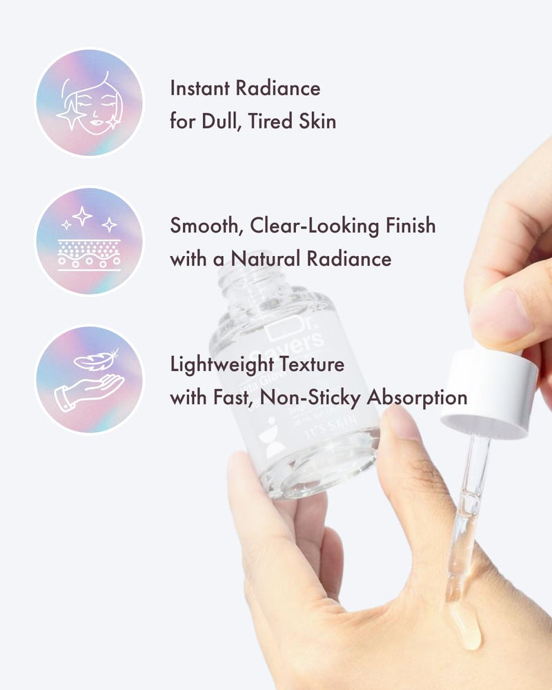 It'S SKIN Dr.Savers Vitamin Glow Face Serum 1.01 fl.oz, Vitamin Complex Derma Serum, Lightweight, Glowing, Radiant Skin, Reduce Dark Spots, Uneven Skin Tone, Niacinamide, Personalized Korean Skincare Vita Glow 1.01 Fl Oz (Pack of 1)