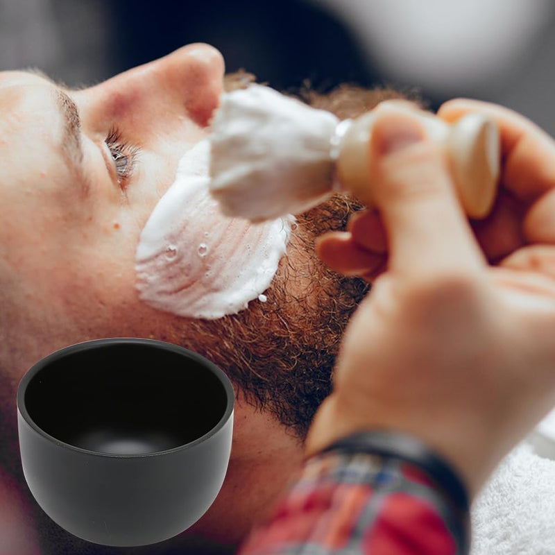 [Australia] - Shaving bowl, shaving bowl, shaving soap dishes, shaving pot, shaving bowl, shaving soap cup, shaving foam cup, soap dish bowl made of stainless steel, for men's wet shaving, for home 
