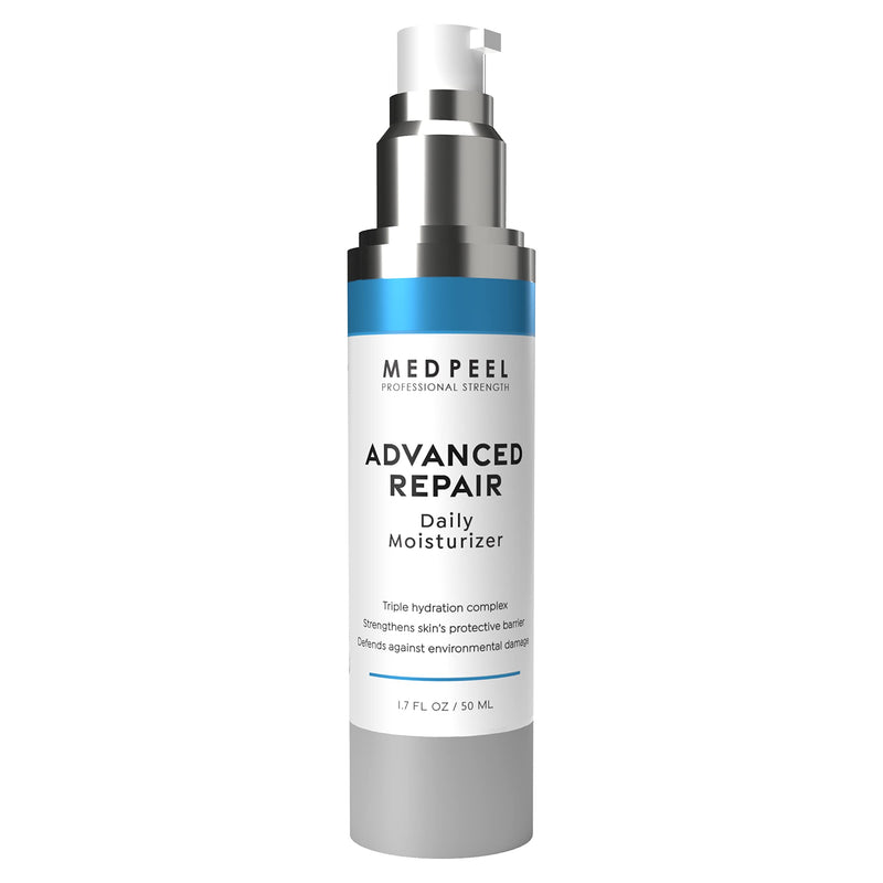 MedPeel Advanced Repair Daily Moisturizer with Vitamins E, B3 and B5 | Soothing Aloe, Hyaluronic Acid, 1.7 fl oz