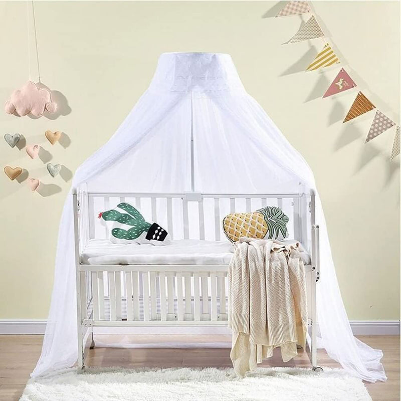 [Australia] - Crib Canopy Holder Mosquito Net Stand Holder Set Metal Adjustable Clip-On Stand Bracket for Rack Mosquito Net Accessories 