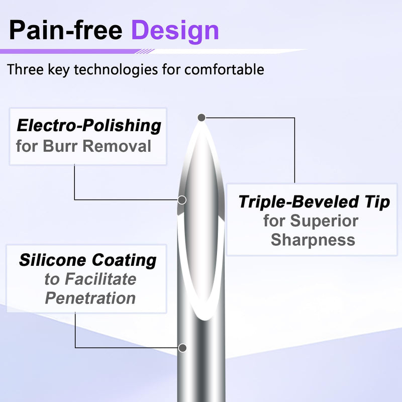 [Australia] - Insulin Pen Needles 31G 5mm (3/16"), Diabetic Needles for Insulin Injections, 100 Ct, Universal Fit, Compatible with Most Pen Injector Device, Super Thin for Diabetes Comfortable Injection 