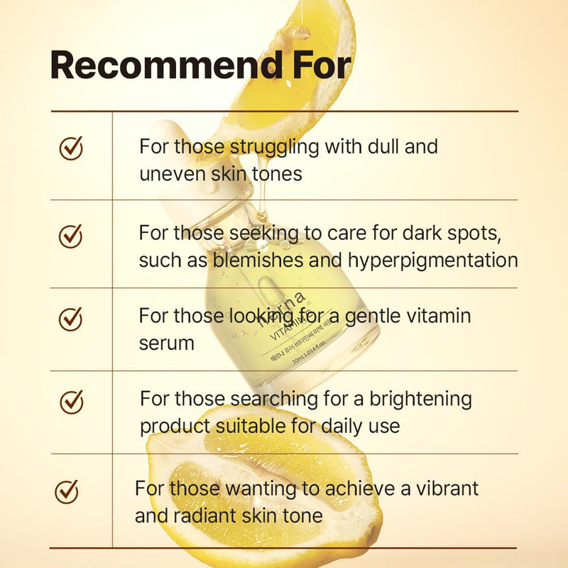Pure Vitamin C Serum - Niacinamide, Facial Brightening Care, Korean Skin Care (30ml/1.014fl.oz.)