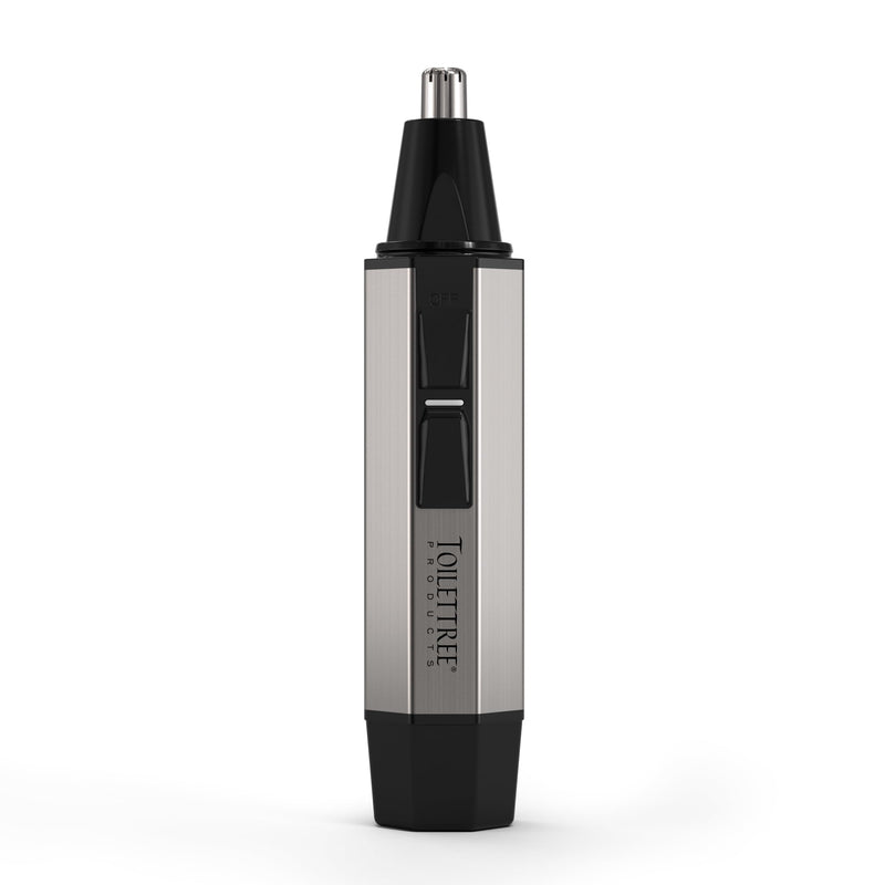[Australia] - ToiletTree Products Nose Hair Trimmer with LED Light - Stainless Steel, Heavy-Duty Casing - Ear & Nose Hair Trimmer - Men's Grooming Trimmer for Beard, Eyebrows, and Ears 1 Count (Pack of 1) 