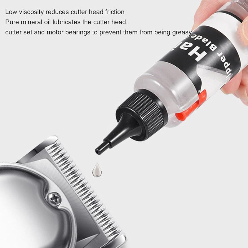 [Australia] - Hair clipper oil, rust protection hair cutting oil lubricant, oil for hair clippers and trimmers, odorless friction-reducing trimmer oil, 60 ml oil for hair clippers and trimmers 