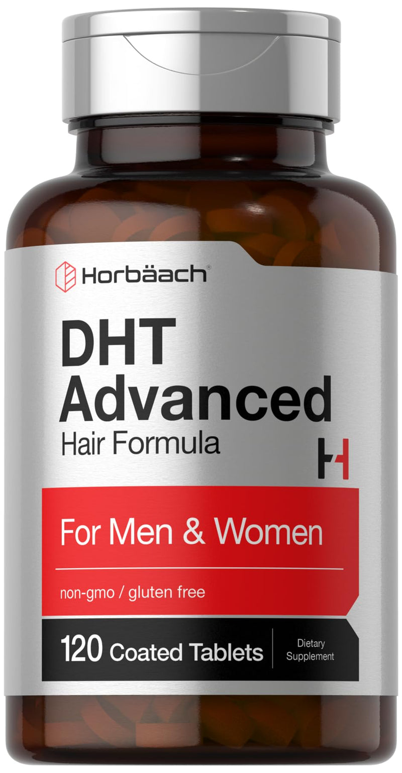 [Australia] - Horb√§ach DHT Advanced Hair Formula | 120 Tablets | Non-GMO and Gluten Free Hair Formula Blend with Saw Palmetto, Kudzu, and Fo-Ti 