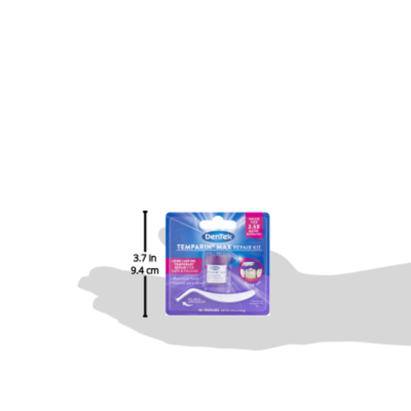 [Australia] - Dentek Temparin Max Repair Kit for Caps, Crowns, Fillings 0.09 oz | Pack of 3 