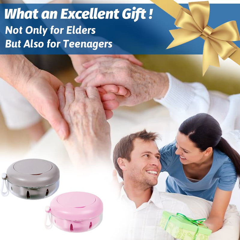 [Australia] - Denture Case, Definitely No-Leak Portable Retainer Case Denture Bath Box for Traveling Perfectly, Denture Cups for Soaking Dentures & Mirror(Black) Black 