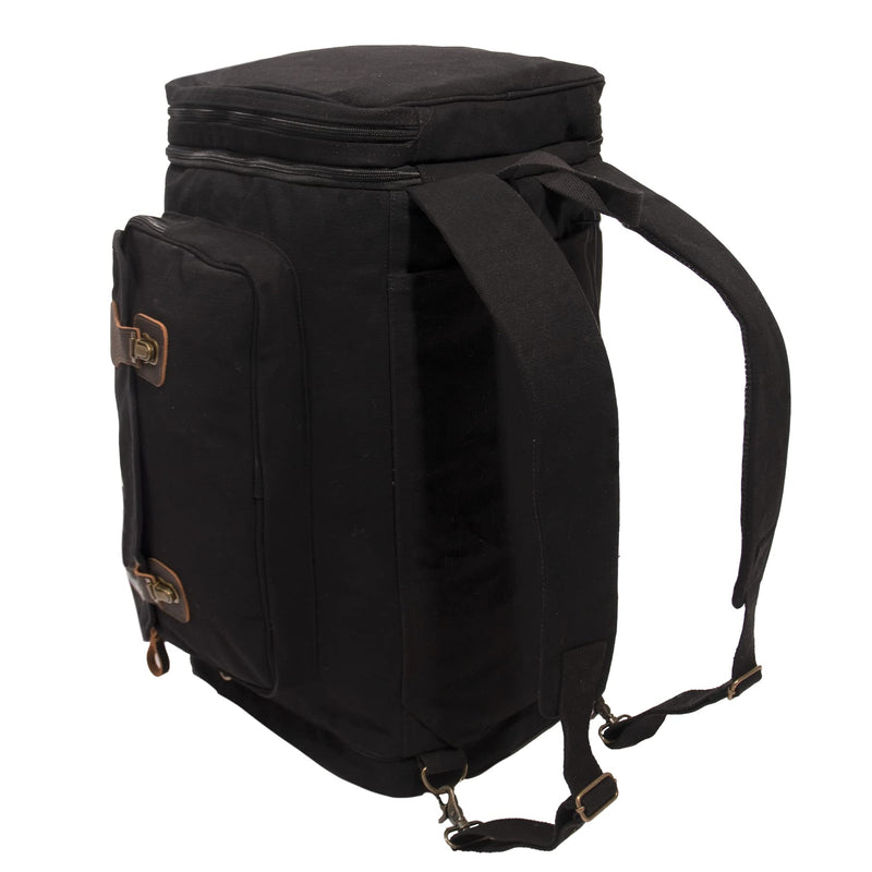 Rothco 21734 Canvas Extended Stay Travel Duffle Bag Color : Black