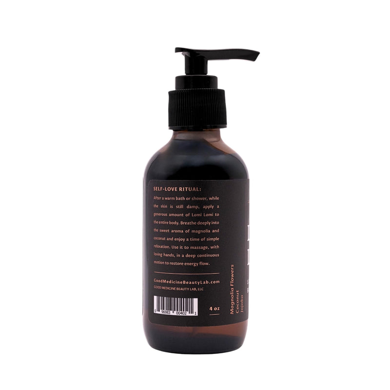Lomi Lomi Luscious Body Oil for Dry Skin - Deeply Hydrating Massage Oil with Magnolia and Coconut. Natural Moisturizing Properties. Non-Greasy Formula - Skincare for Women and Men (4 oz) 4 Fl Oz (Pack of 1)