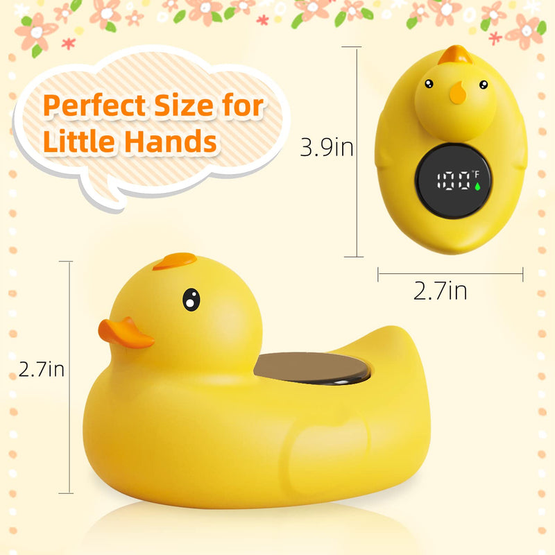 Baby Bath Tub Thermometer for Newborn - Bathtub Water Temperature Thermometer for Toddler, Safety Floating Bathing Tub Toy Newborn Bath Essentials, Gift for Mom Kid Girls Boys (Duck) Duck