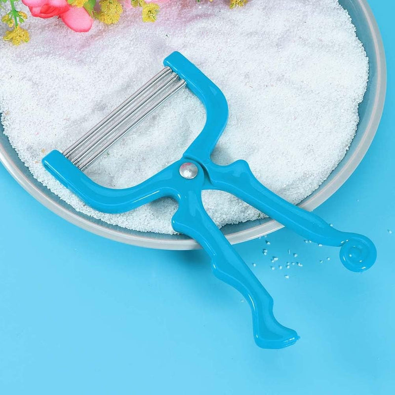 [Australia] - FRCOLOR 3 Sets 2pcs Facial Hair Remover Manual Epilator Spring Hair Remover Threading Tool Removal Epilator Smooth Glide Threader Spring Wire Stainless Steel Wink 15x9cmx3pcs 