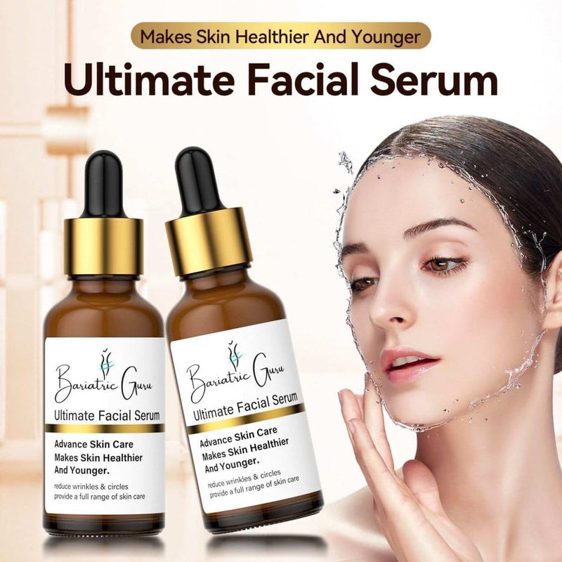 Ultimate Facial Serum – Advanced Anti-Aging, Brightening & Hydrating Face Serum with Retinaldehyde, Bakuchiol, Tranexamic Acid, Niacinamide, Vitamin C & E, Hyaluronic Acid – 1 fl oz
