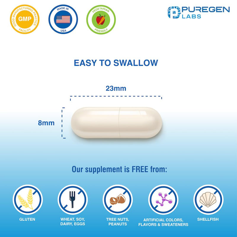[Australia] - Puregen Labs Potassium Bicarbonate Supplement 1020 mg | Non-GMO | Gluten Free | Made in USA | 240 Vegetarian Capsules 