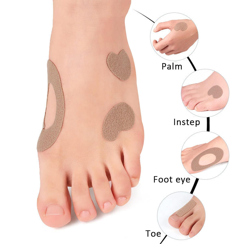 [Australia] - Pack of 13 wear protection plasters, self-adhesive wear protection plasters, cuttable adhesive pads, wear protection heel plasters, toe plasters, waterproof foot pads, portable foot plasters 