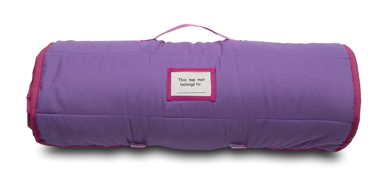 [Australia] - Baby Boom Funhouse Little Princess Kids Nap Mat Set – Includes Pillow and Fleece Blanket – Great for Girls Napping during Daycare or Preschool - Fits Toddlers, Pink 