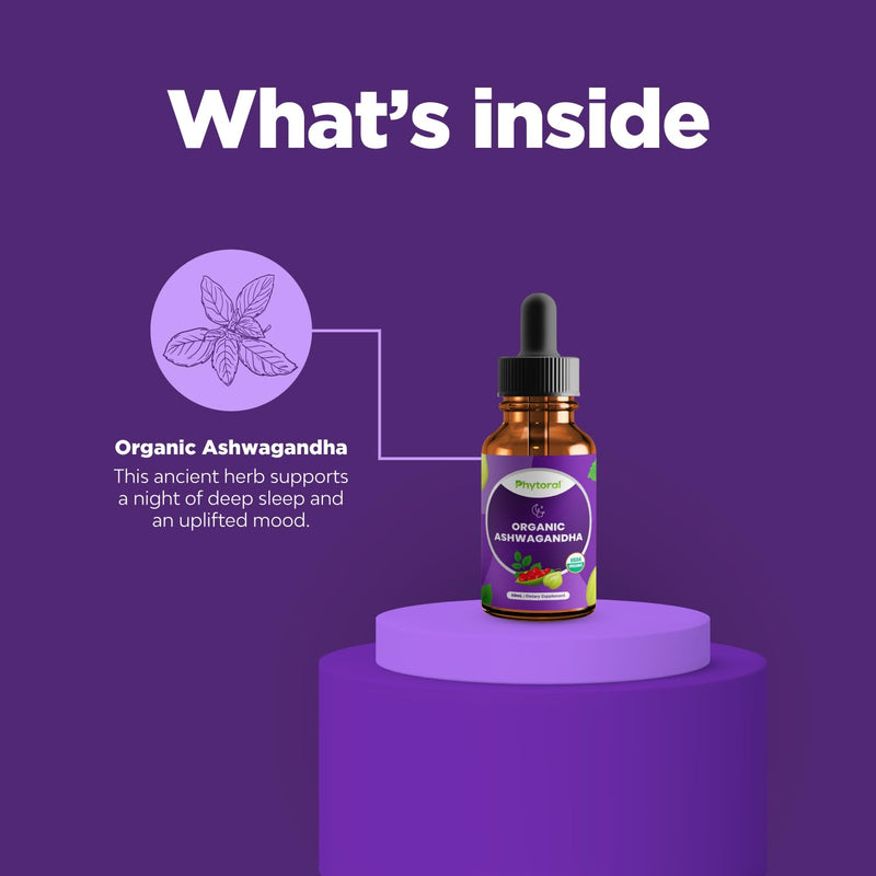 [Australia] - Organic Ashwagandha Liquid Drops for Adults - Potent Liquid Ashwagandha Root Extract for Energy and Mood Support - Liquid Ashwagandha Tincture Vegan - Non-GMO Gluten & Alcohol-Free (60 Servings) 60 Servings 