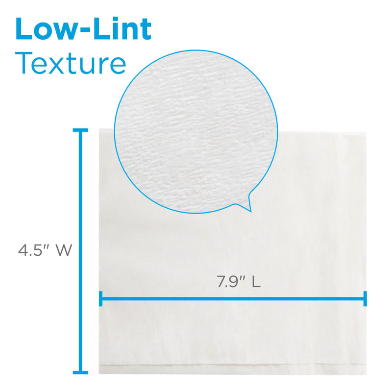 [Australia] - AccuWipe Delicate Task Wipe Recycled Light Duty White NonSterile 1 Ply Tissue 4-1/2 X 8-1/4 Inch Disposable (Box of 280) 