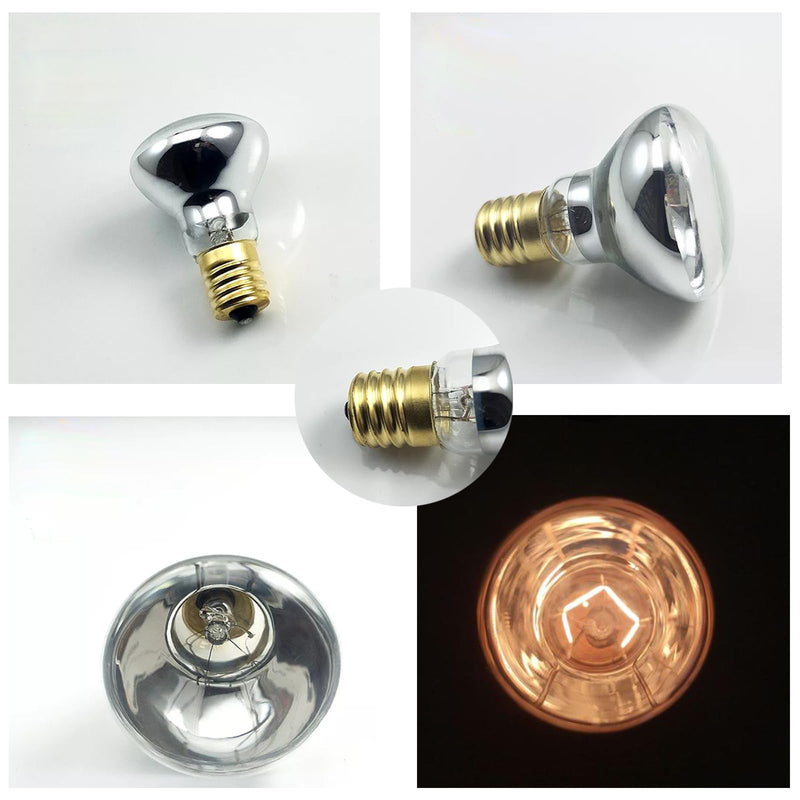 [Australia] - Lava Lamp Bulb 4 Pack 30W E17 R39 Reflector Type Bulb, Replacement Bulbs for Lava Lamps and Glitter Lamps. 