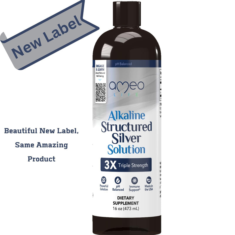 [Australia] - Colloidal Silver Liquid - Structured Silver Water with 30ppm Colloidal Silver pH Balanced for Daily Immune and Gut Support 16 oz 16 Fl Oz (Pack of 1) 
